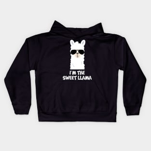 I_m The Sweet LLAMA Funny Christmas Kids Hoodie